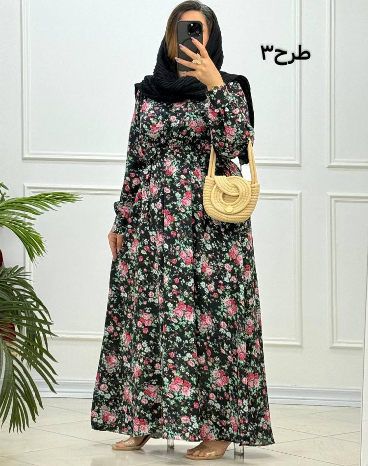 پیراهن حریر چپ و راستی افرا