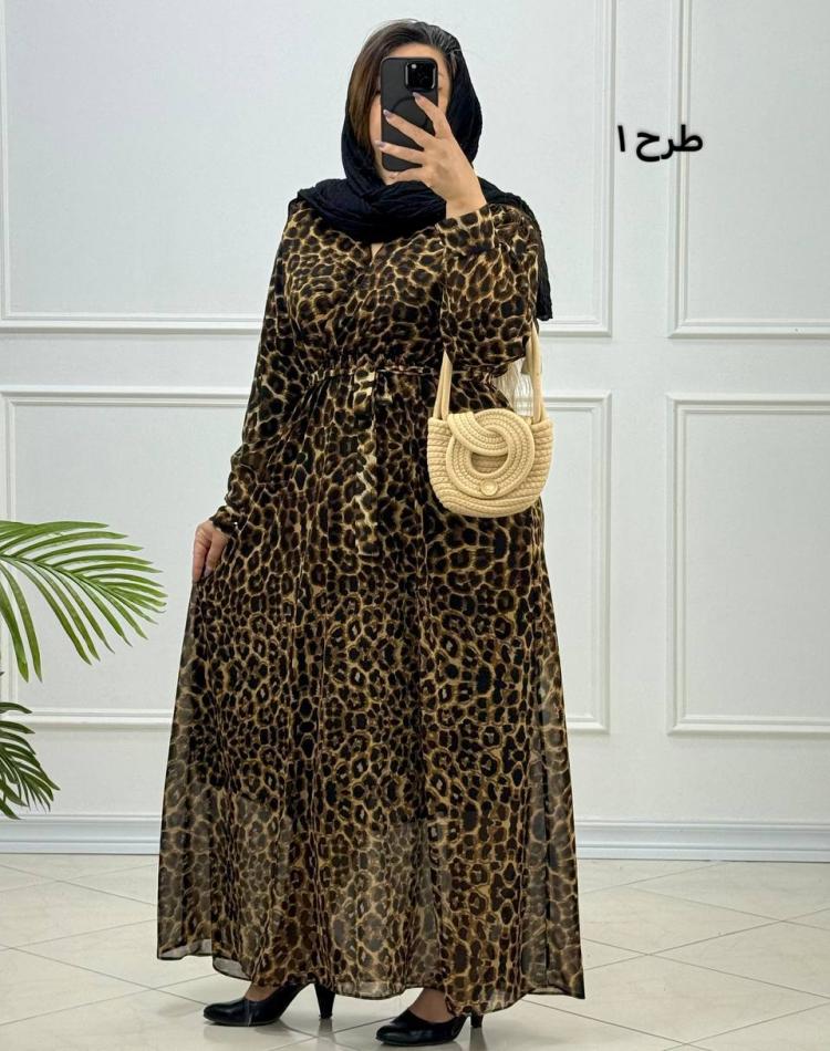 حریر پلنگی چپ و راستی(پیش فروش )