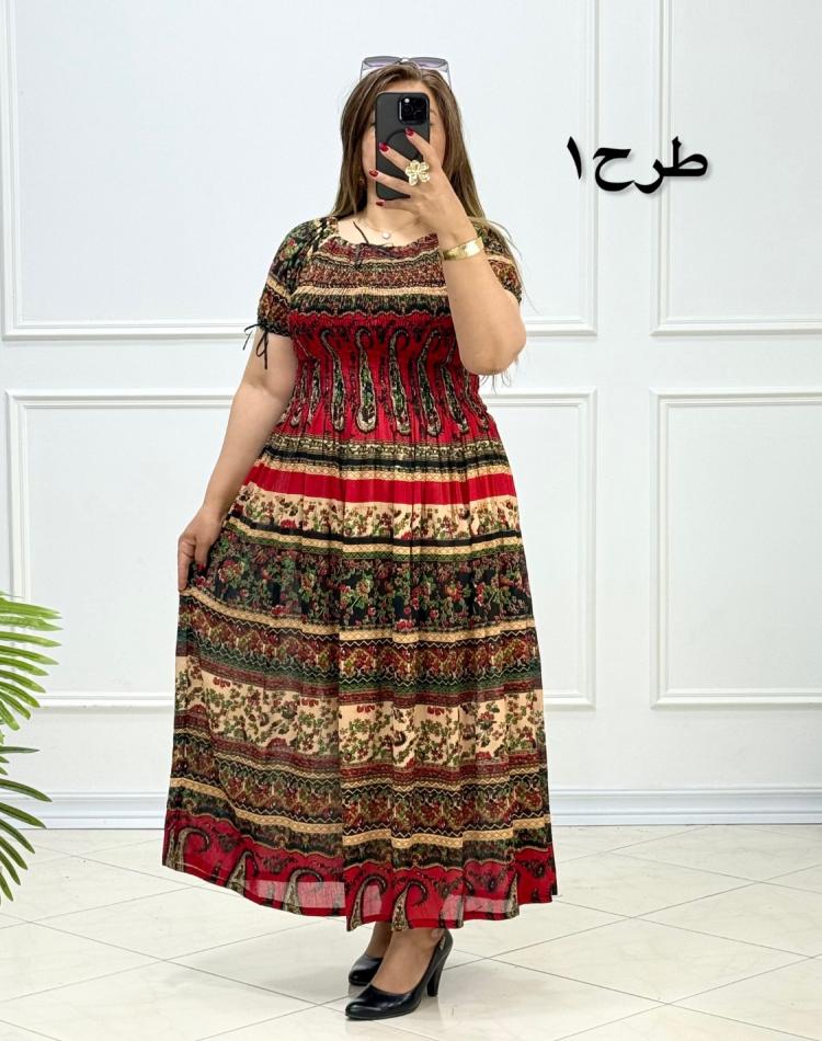 پیراهن کریشه آستین کوتاه