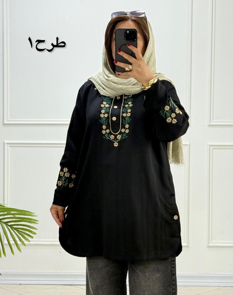 شومیز مانتویی بوته