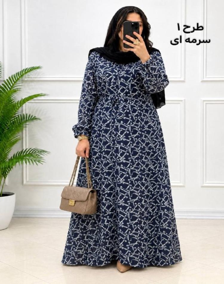 پیراهن مانتویی طنین